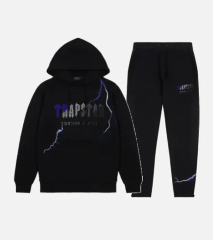 Trapstar Chenille Decoded Tracksuit Schwarz (3)