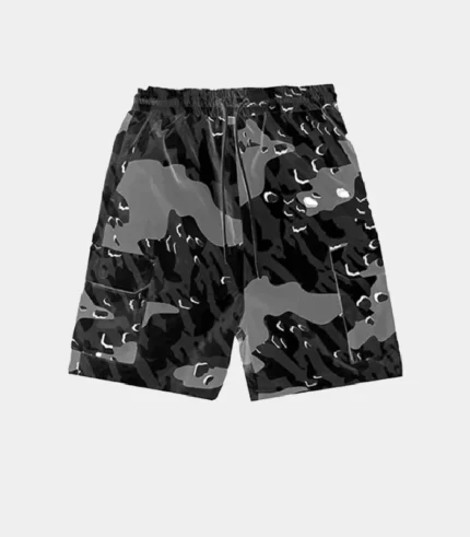 Trapstar Decoded Camo Shorts Schwarz (2)