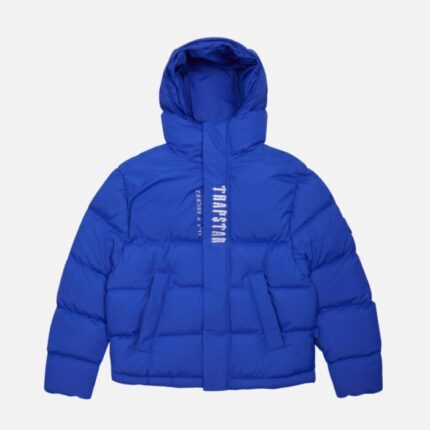 Trapstar Decoded Kapuzen Stepp Jacke Blau (5)