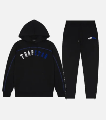 Trapstar Irongate Chenille Arch Tracksuit Schwarz (3)