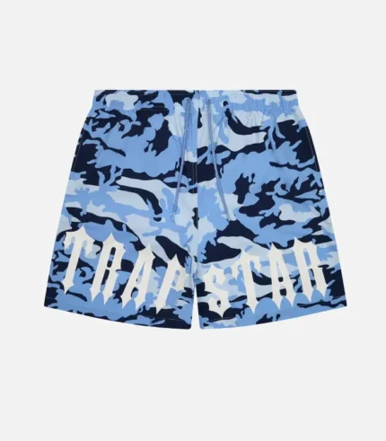 Trapstar Irongate Shorts Blaue Tarnung (2)