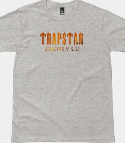 Trapstar It's A Secret Fire T Shirt Grau (1)