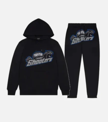 Trapstar London Shooters Tracksuit SchwarzBlau (3)