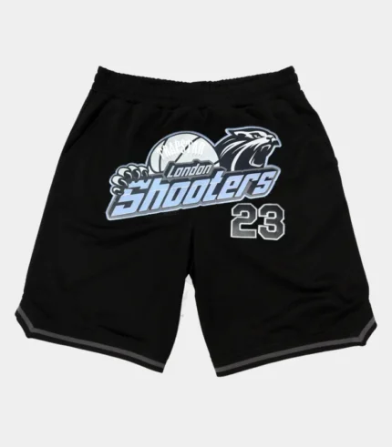 Trapstar Shooters SS23 Basketball Shorts SchwarzEis (2)