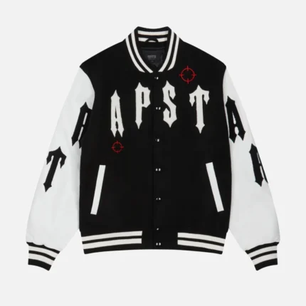 Trapstar Shooters Schwarze College Jacke (4)